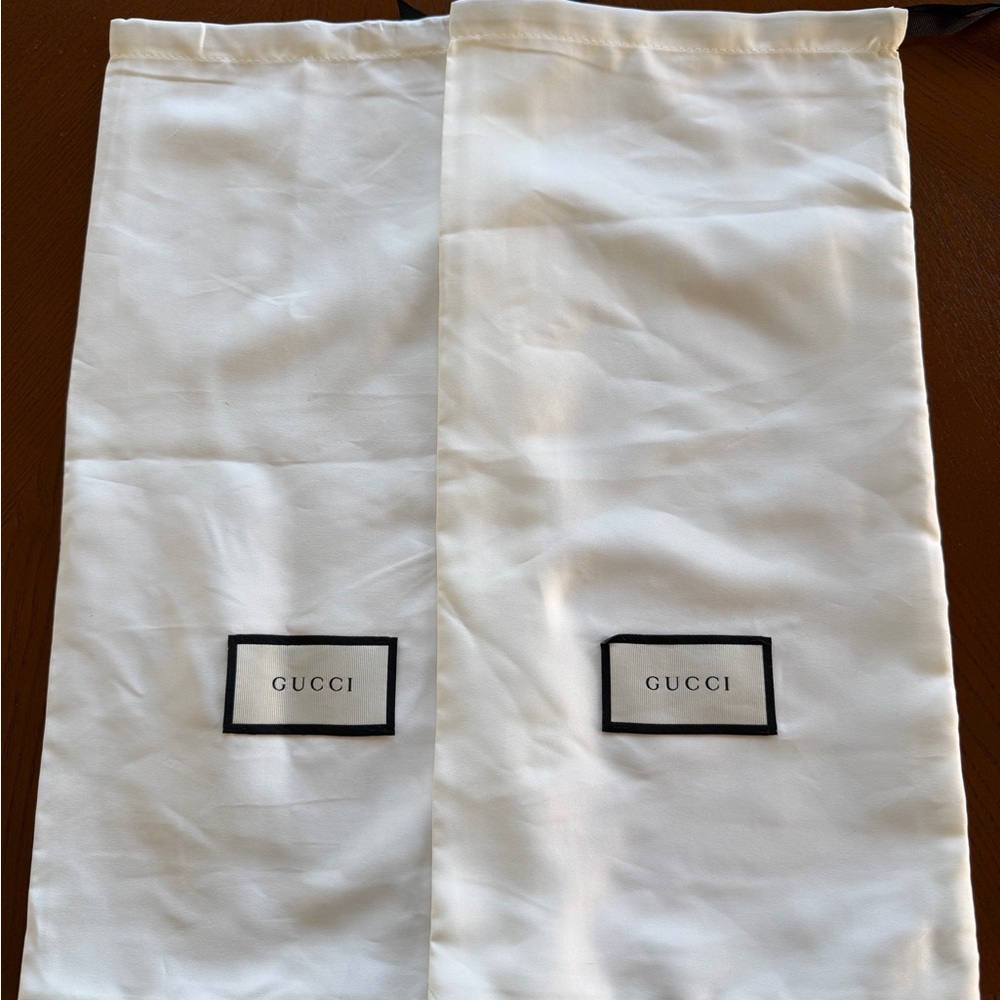 Gucci Cream Dust Bags (2)